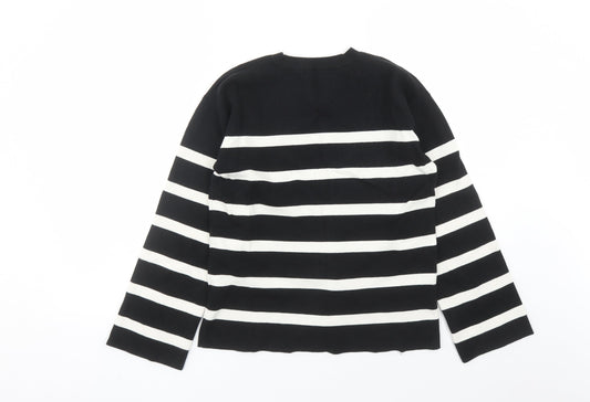 Womens UK Size M Marks and Spencer Black Pullover Jumper