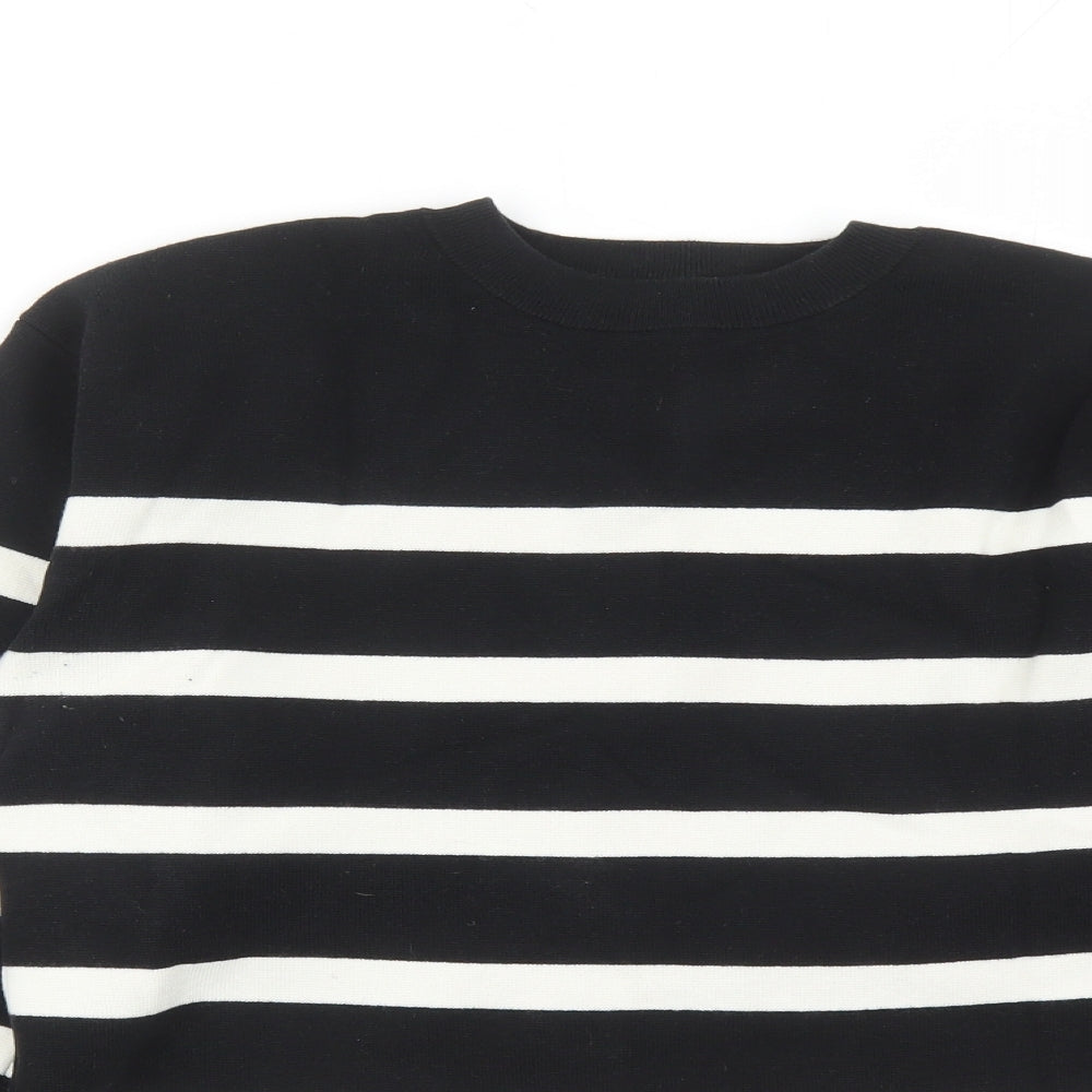 Womens UK Size M Marks and Spencer Black Pullover Jumper