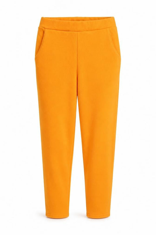 Womens UK Size 10 PRETTYLITTLETHING Regular Fit Carrot Orange Trousers
