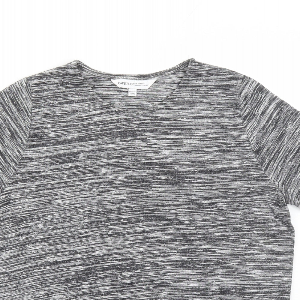 Womens UK Size 14 Capsule Grey Basic T-Shirt