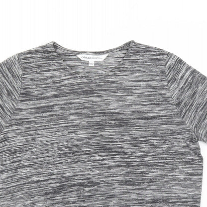 Womens UK Size 14 Capsule Grey Basic T-Shirt