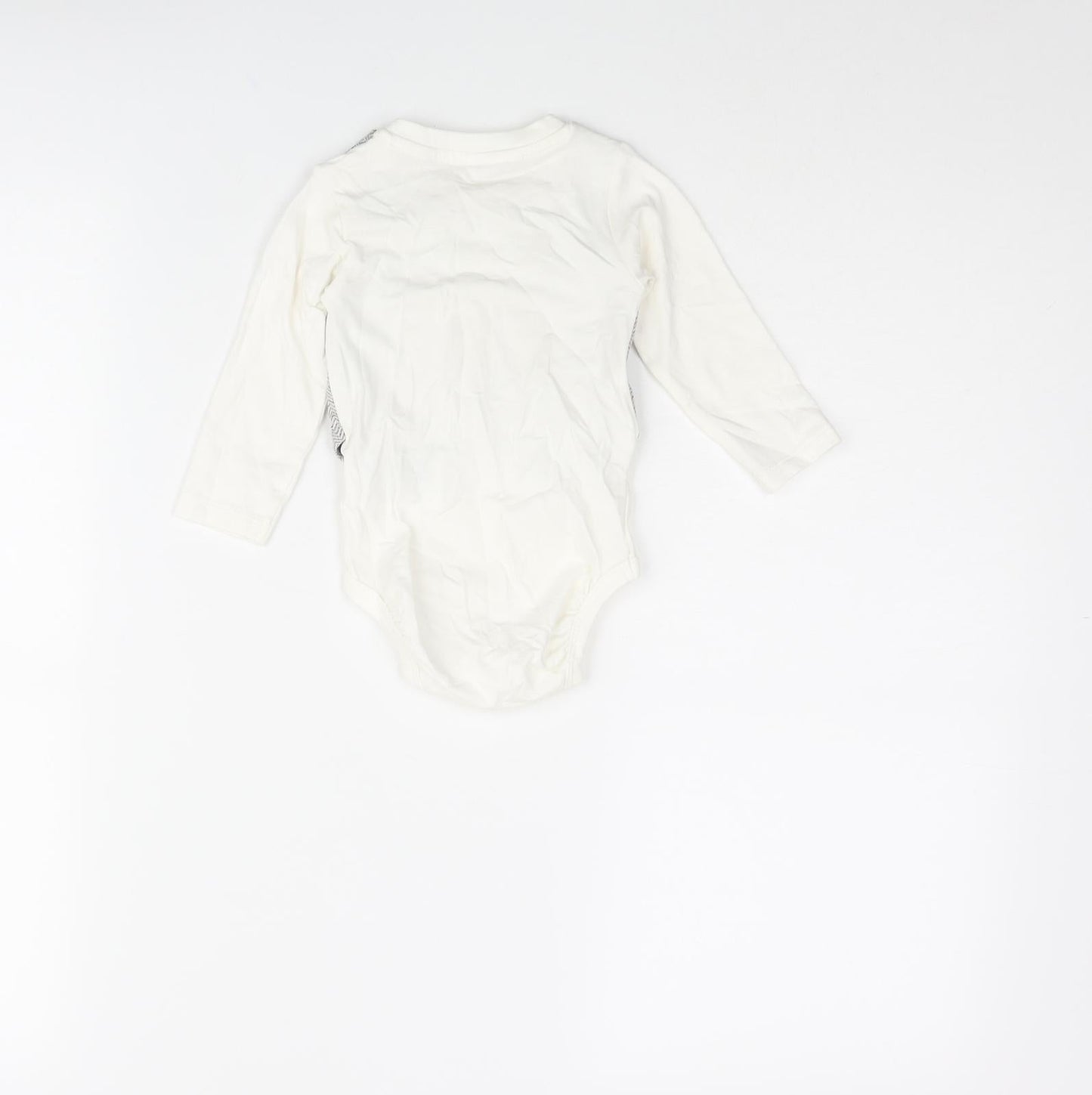 H&M Boys Multicoloured Cotton Babygrow One-Piece Size 3-6 Months Snap - Waistcoat Bow