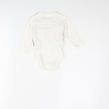 H&M Boys Multicoloured Cotton Babygrow One-Piece Size 3-6 Months Snap - Waistcoat Bow