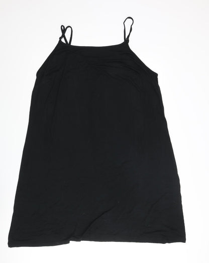 Capsule Womens Black Viscose A-Line Size 20 Scoop Neck Pullover