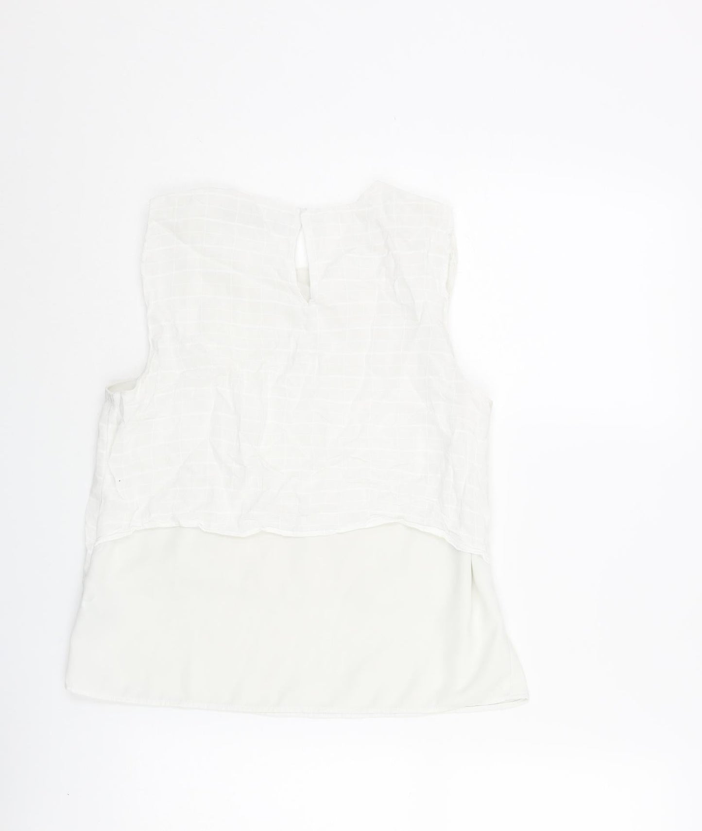 Womens UK Size S Zara White Basic Blouse