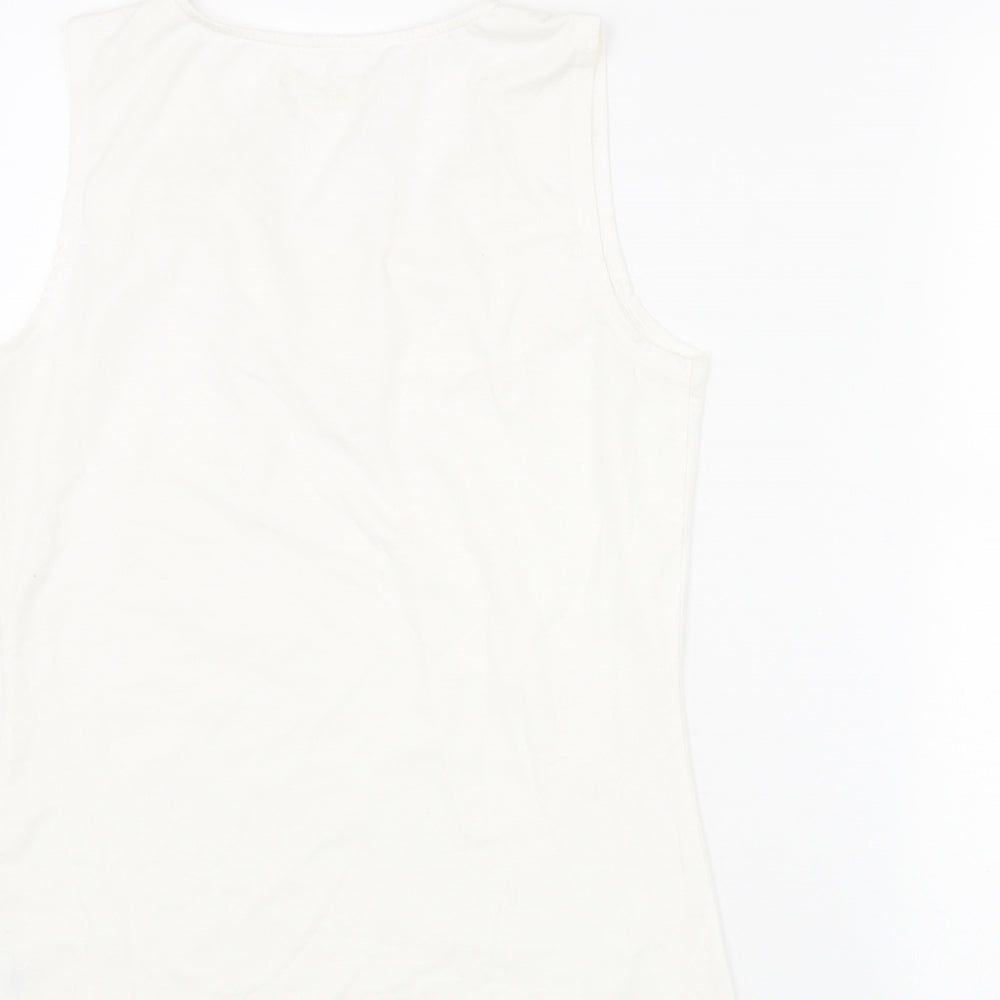 Womens UK Size M Royal Robbins Ivory Camisole Tank