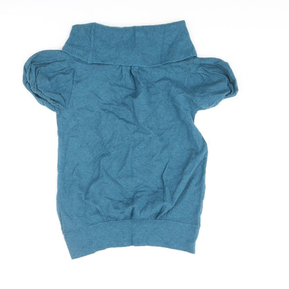 Womens UK Size 10 River Island Blue Pullover Jumper