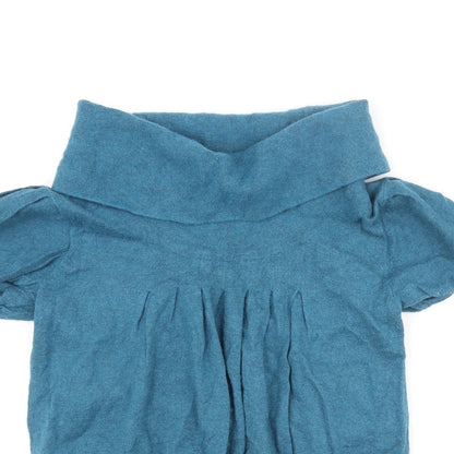 Womens UK Size 10 River Island Blue Pullover Jumper