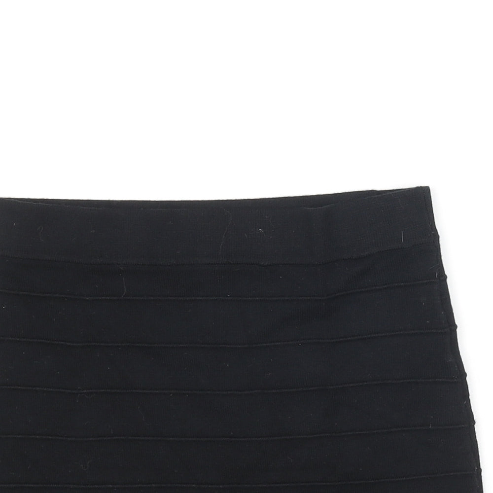 Charlotte Russe Womens Black Viscose Mini Skirt Size XS