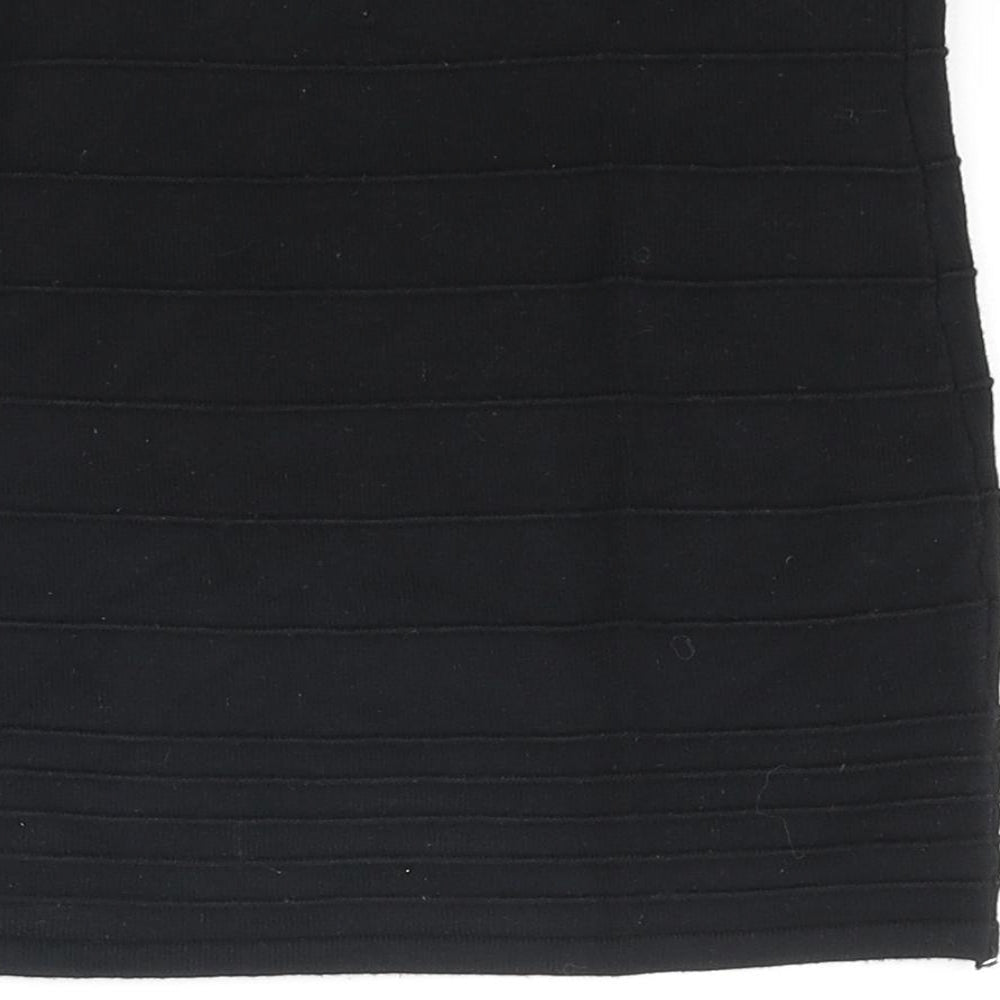 Charlotte Russe Womens Black Viscose Mini Skirt Size XS