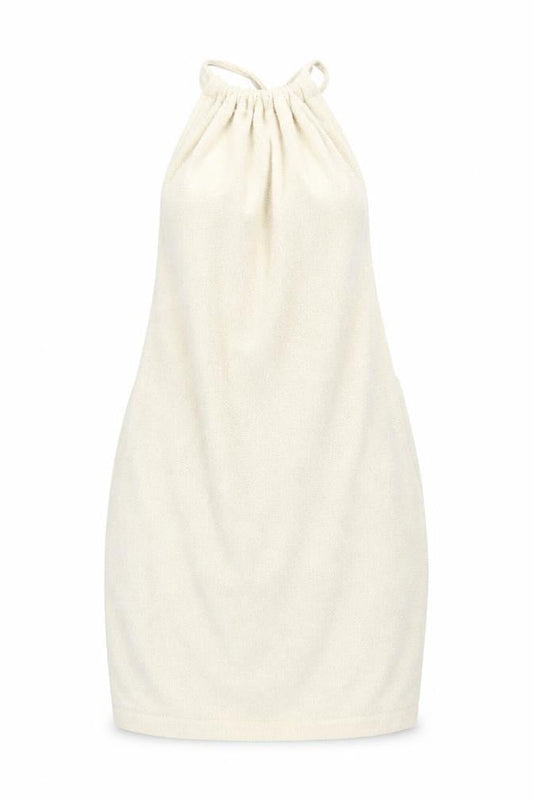 Motel Womens Ivory Viscose Mini Size XS Halter Tie