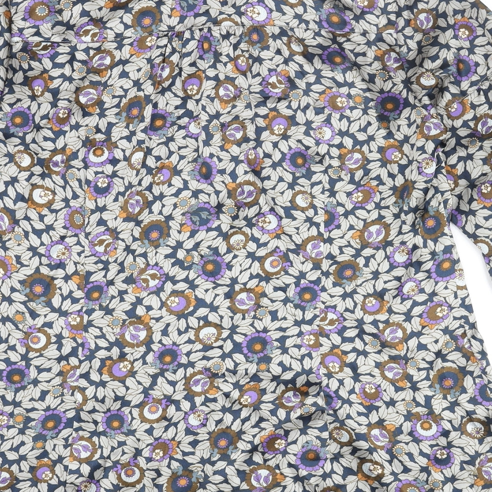Womens UK Size 12 NEXT Multicoloured Basic Blouse