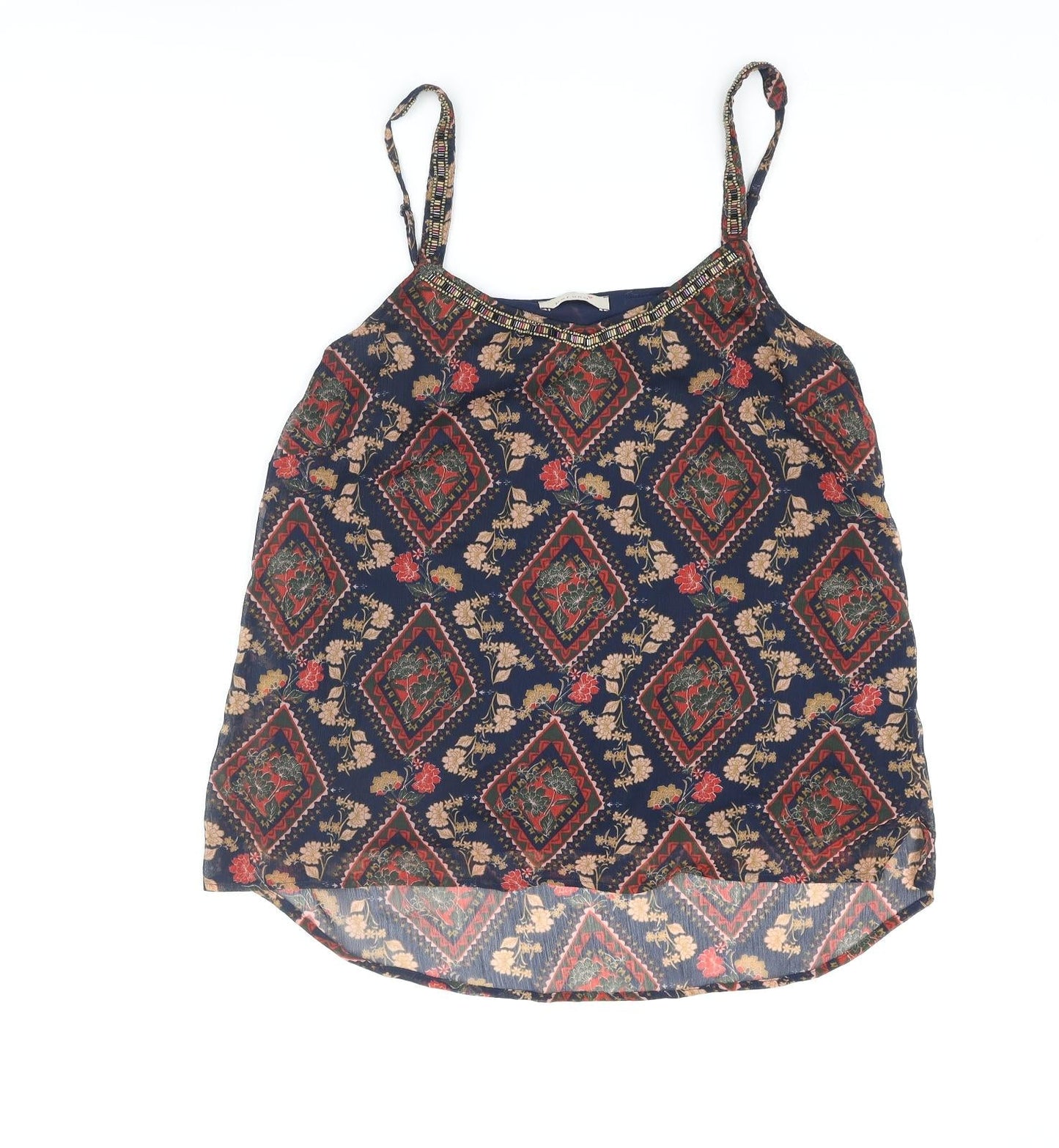 Womens UK Size 10 Per Una Multicoloured Camisole Blouse