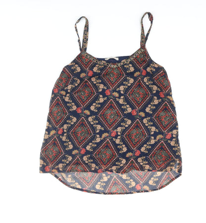Womens UK Size 10 Per Una Multicoloured Camisole Blouse
