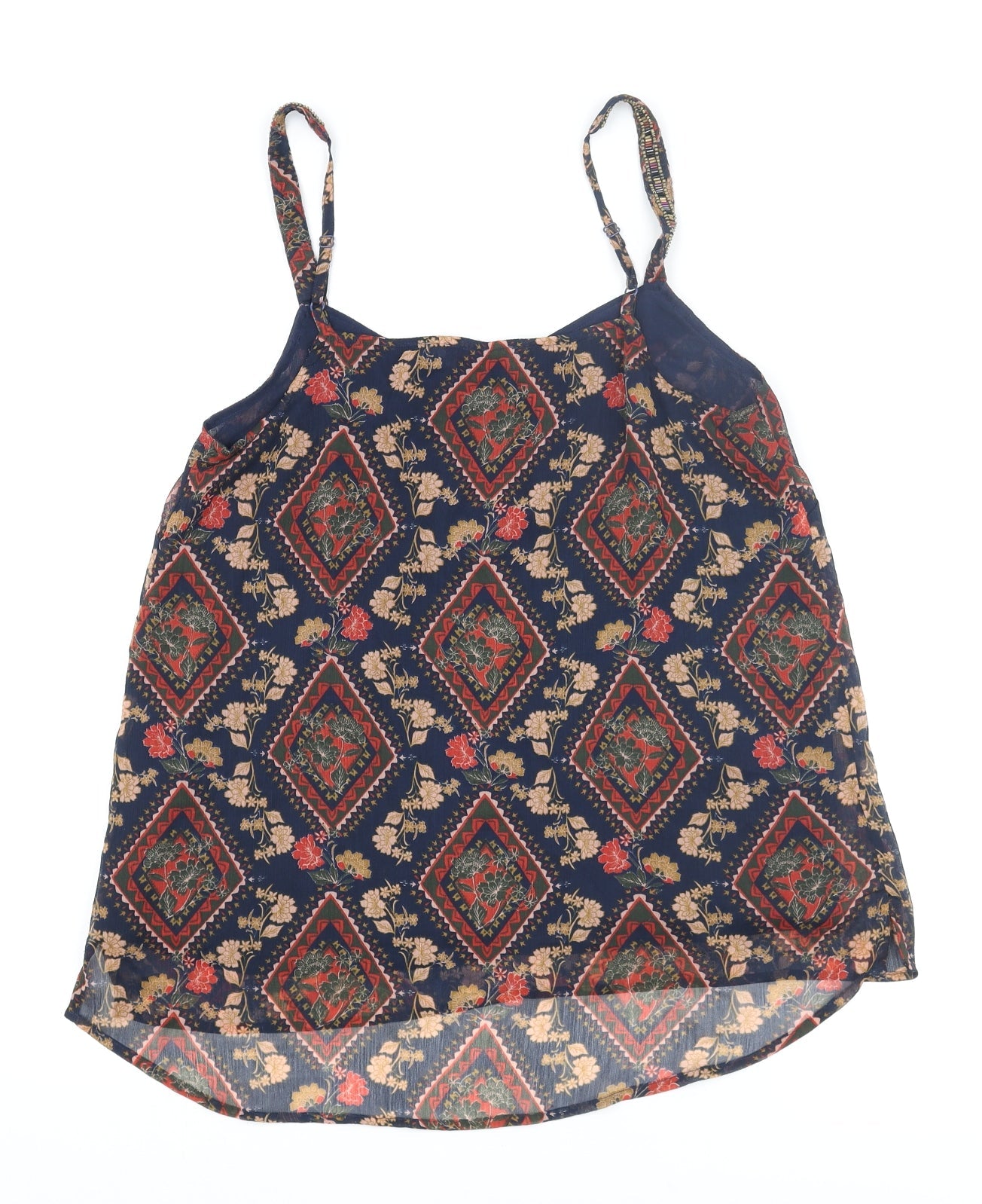 Womens UK Size 10 Per Una Multicoloured Camisole Blouse