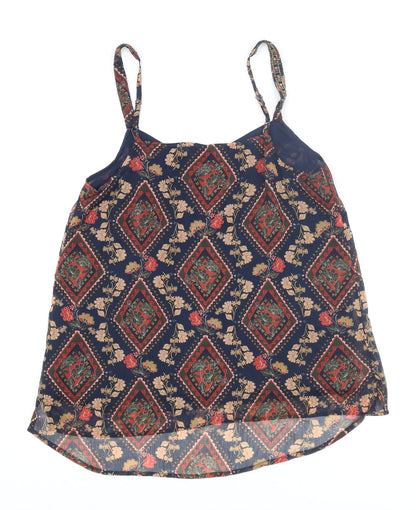 Womens UK Size 10 Per Una Multicoloured Camisole Blouse