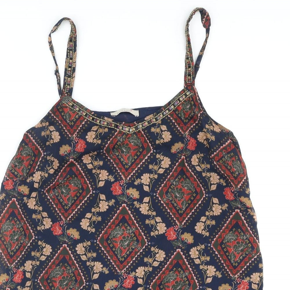 Womens UK Size 10 Per Una Multicoloured Camisole Blouse