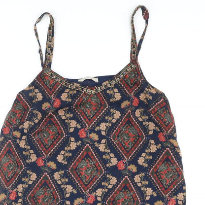 Womens UK Size 10 Per Una Multicoloured Camisole Blouse