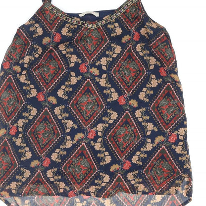 Womens UK Size 10 Per Una Multicoloured Camisole Blouse