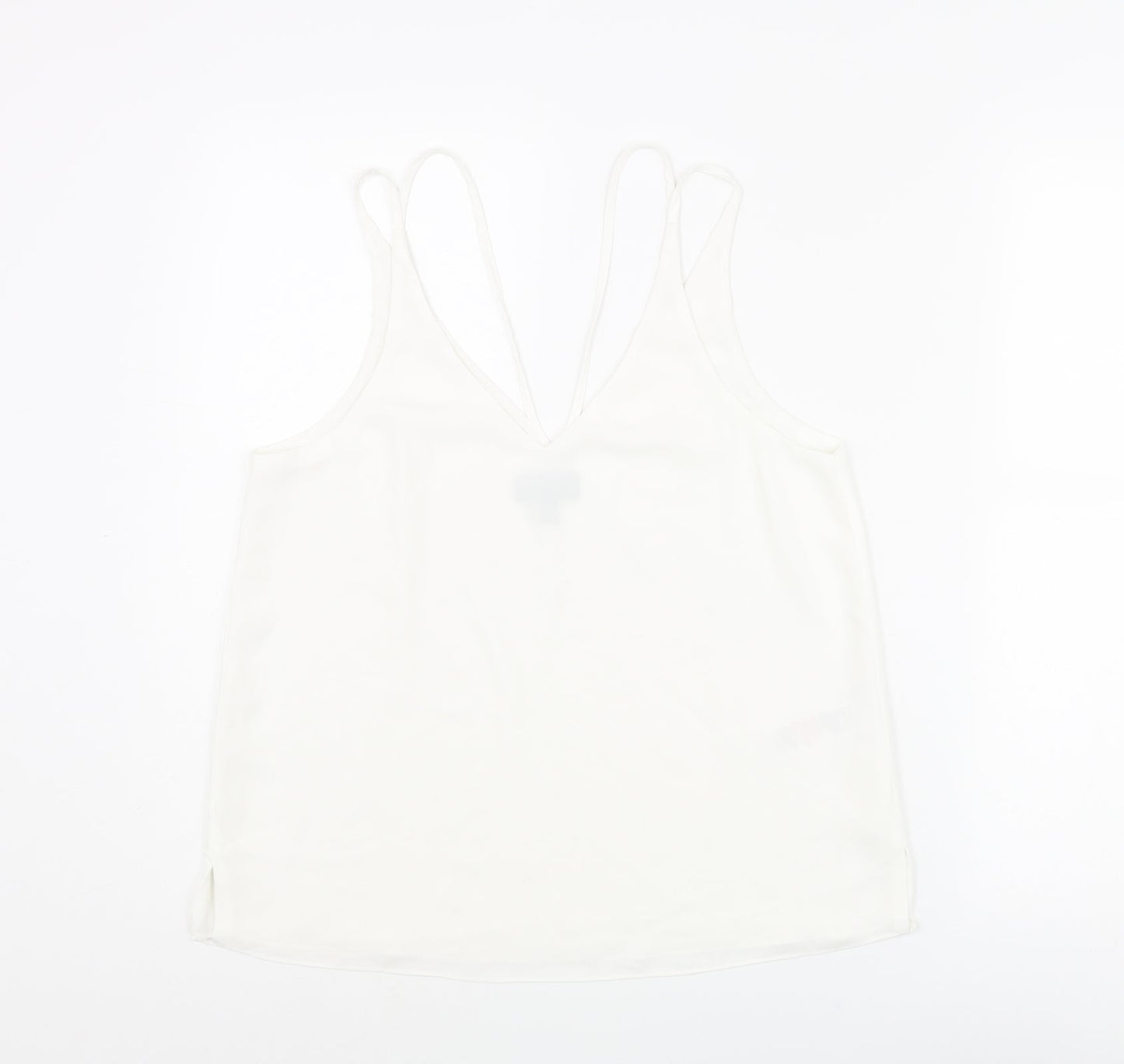 Womens UK Size 10 Topshop White Camisole Blouse