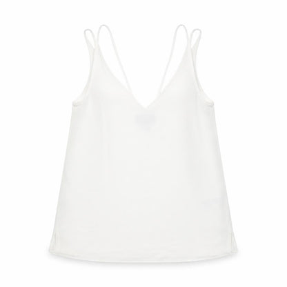 Womens UK Size 10 Topshop White Camisole Blouse