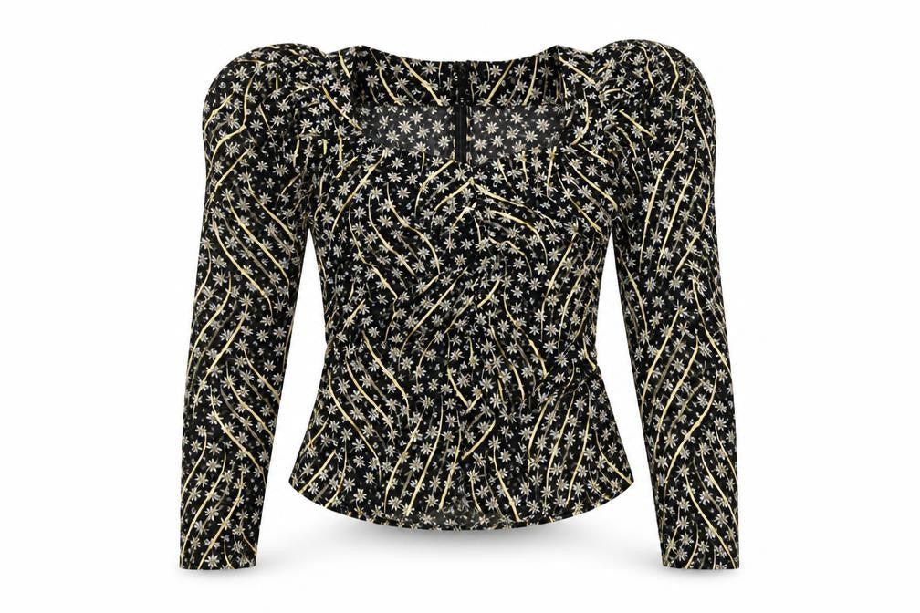 Womens UK Size 6 Nasty Gal Multicoloured Basic Blouse