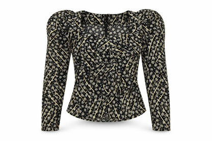 Womens UK Size 6 Nasty Gal Multicoloured Basic Blouse