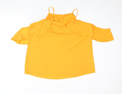 Womens UK Size 16 Studio Orange Camisole Tank