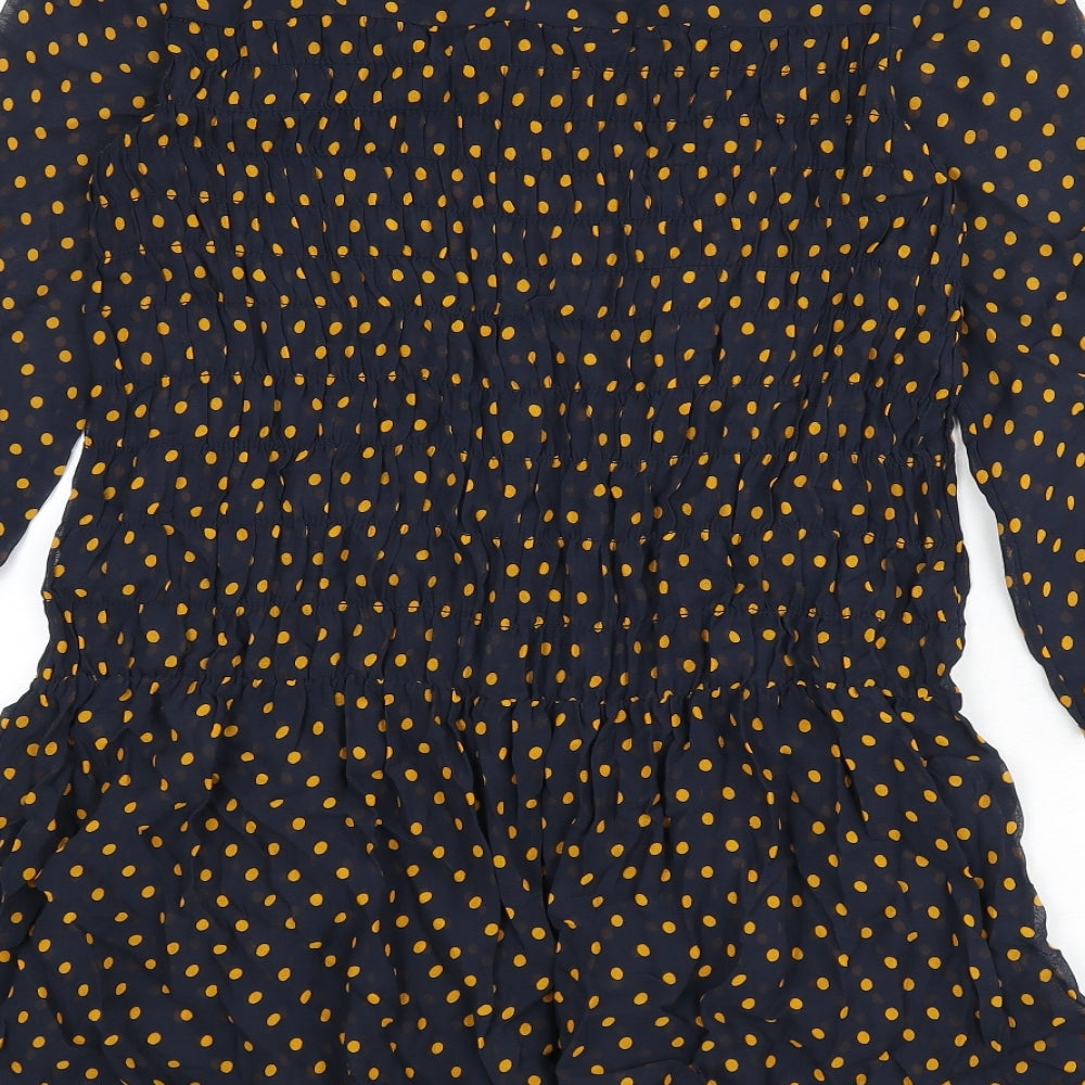 Womens UK Size 6 NEXT Blue Tunic Blouse