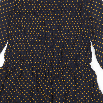 Womens UK Size 6 NEXT Blue Tunic Blouse