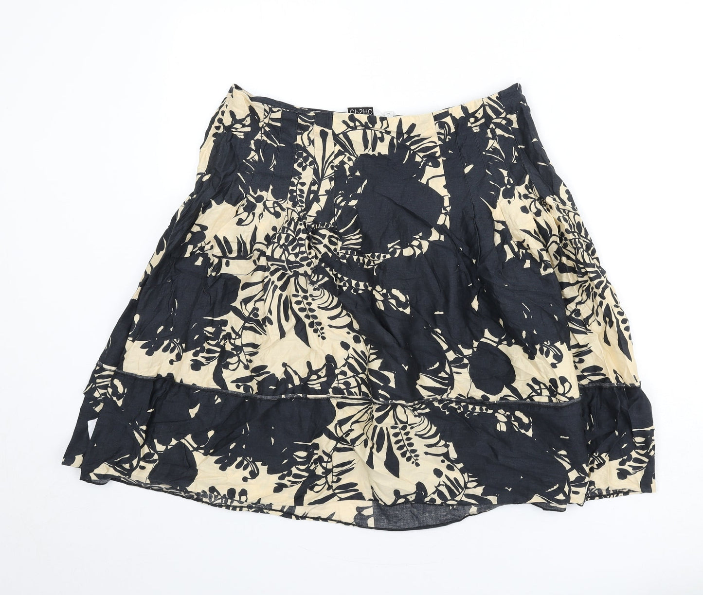 Womens UK Size 12 Topshop Flare  Skirt