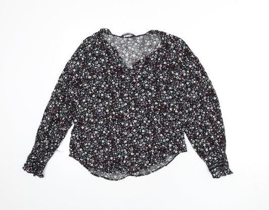 Womens UK Size 10 Marks and Spencer Multicoloured Basic Button-Up