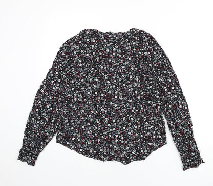 Womens UK Size 10 Marks and Spencer Multicoloured Basic Button-Up