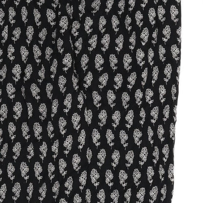 Womens UK Size 10 M&Co Regular Fit  Black Trousers