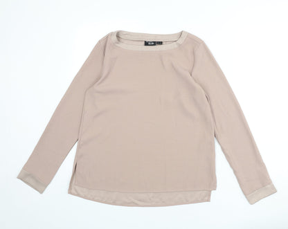 Womens UK Size 10 ESMARA Beige Basic Blouse