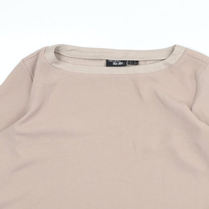 Womens UK Size 10 ESMARA Beige Basic Blouse