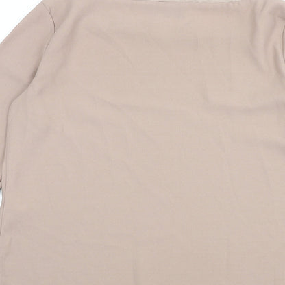 Womens UK Size 10 ESMARA Beige Basic Blouse