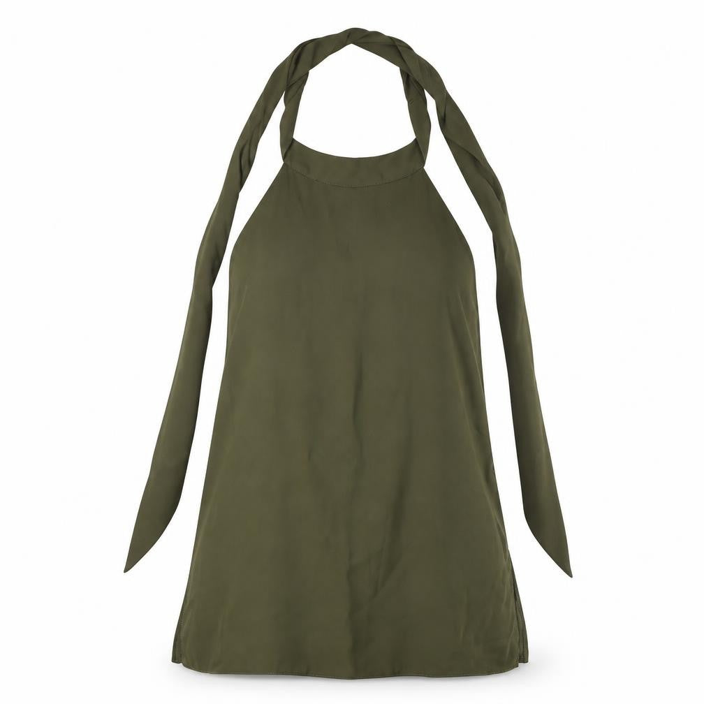 Womens UK Size 10 Diffuse Green Basic Blouse