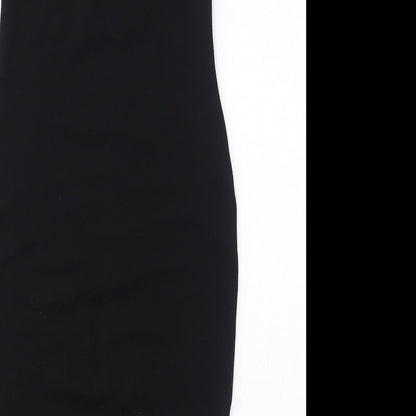 Cameo Rose Womens Black Polyester Bodycon Size 12 Round Neck Pullover - Lace Hem