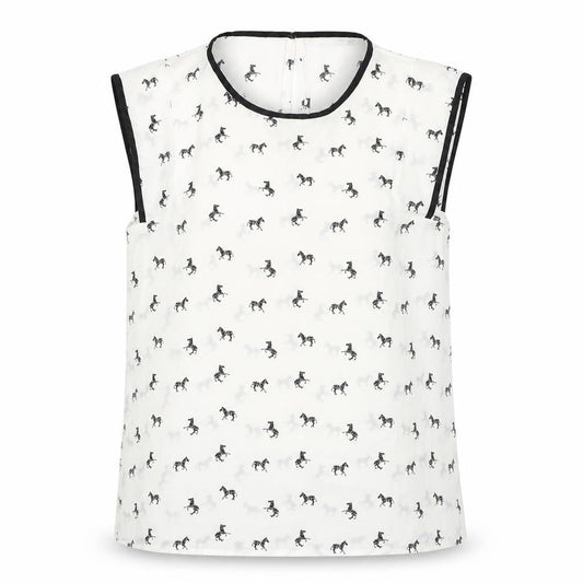 Womens UK Size M Mango White Basic Tank