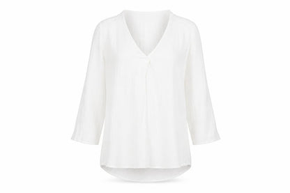 Womens UK Size XS Stradivarius White Basic Blouse