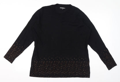 Womens UK Size S Paramour Black Pullover Jumper