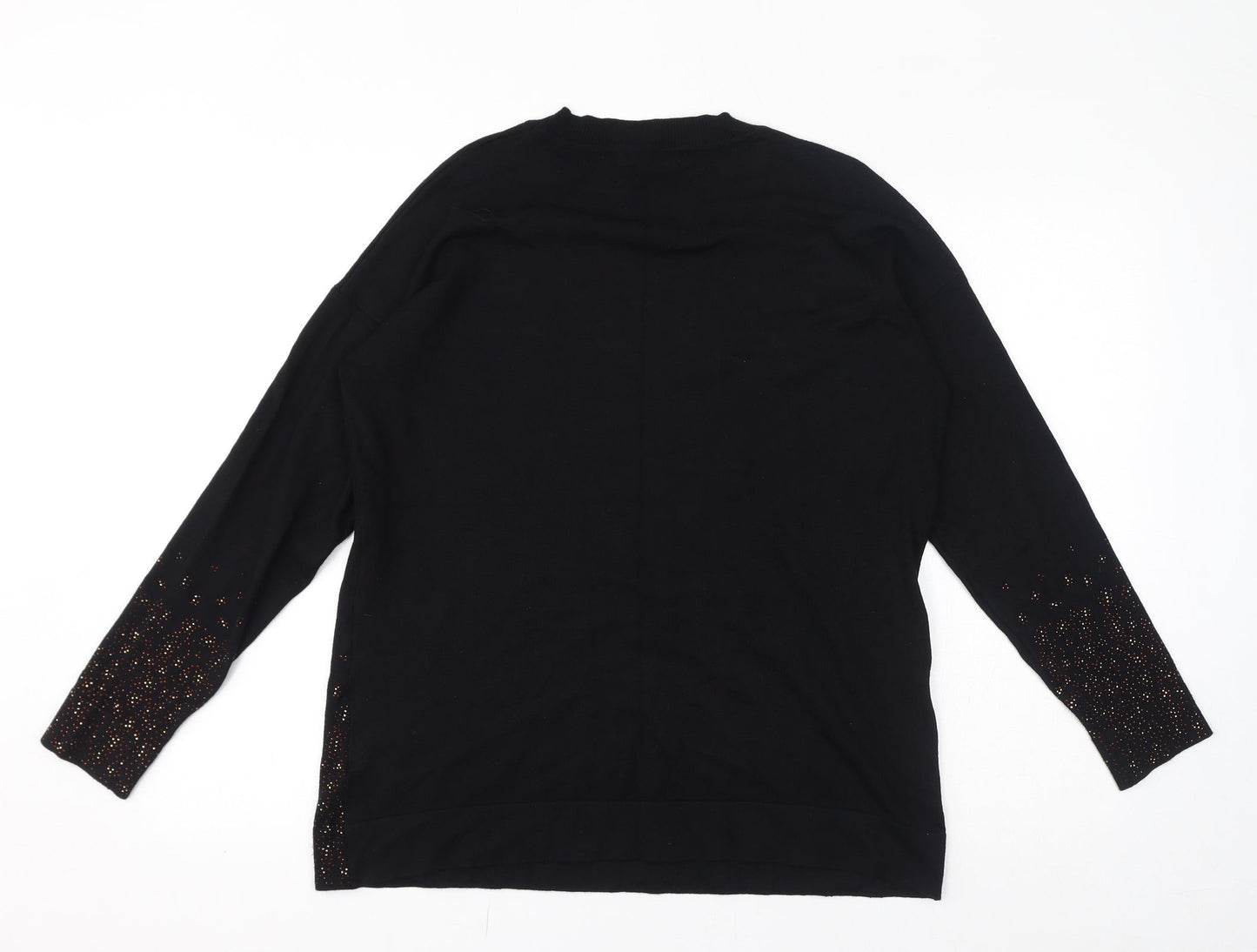 Womens UK Size S Paramour Black Pullover Jumper