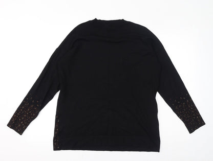 Womens UK Size S Paramour Black Pullover Jumper