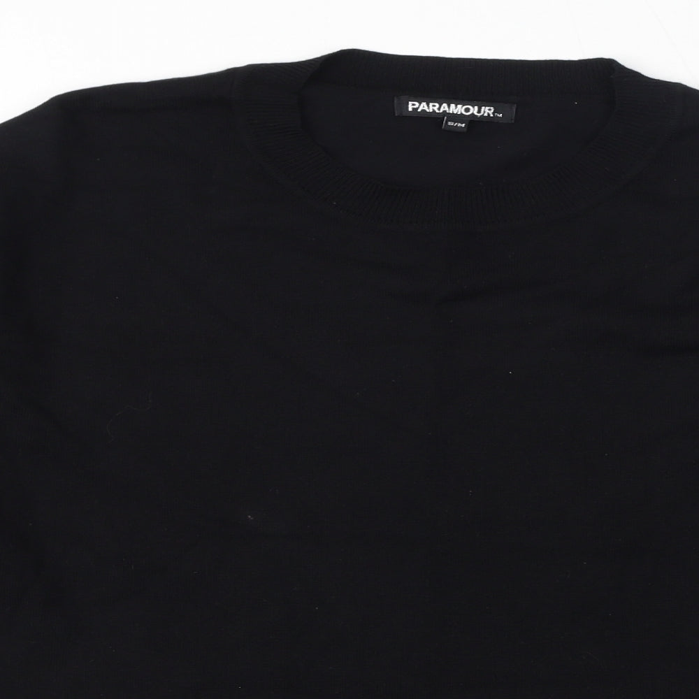 Womens UK Size S Paramour Black Pullover Jumper