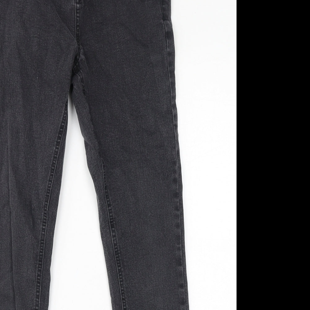 Denim & Co. Womens Black Cotton Skinny Jeans Size 10 L30 in Regular Zip