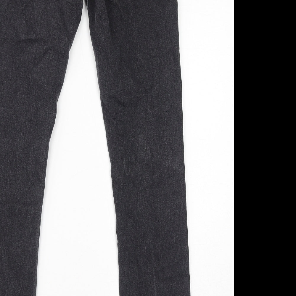 Denim & Co. Womens Black Cotton Skinny Jeans Size 10 L30 in Regular Zip