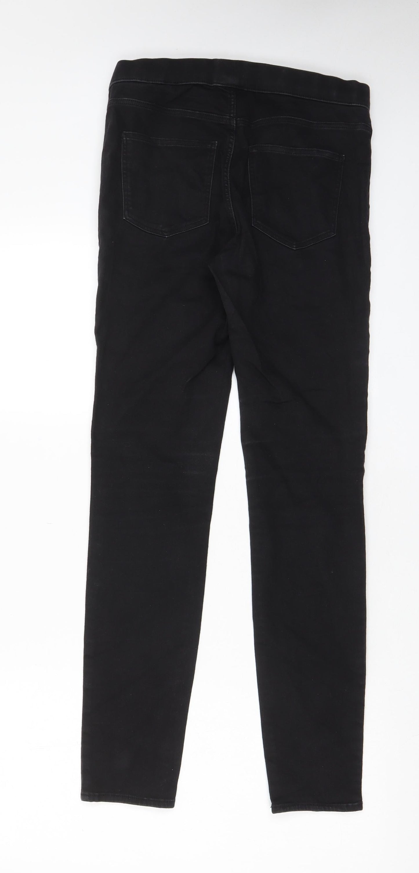 Womens UK Size 10 H&M Regular Fit Jegging Black Jeans