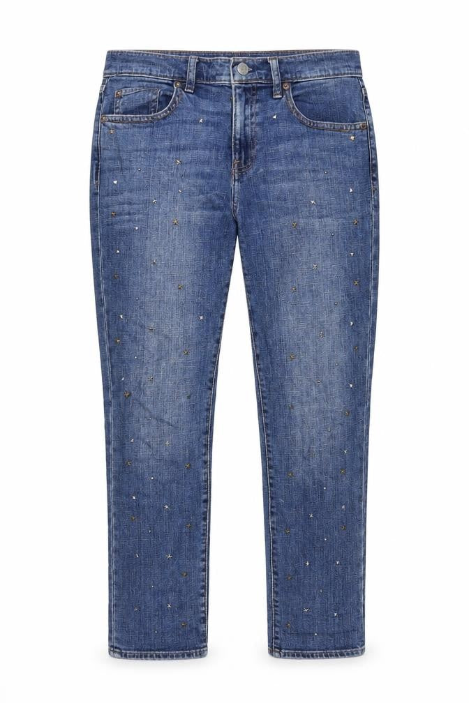 Womens UK Size 30 in Gap Regular Fit Capri Blue Jeans