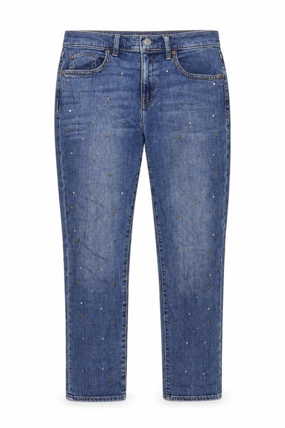 Womens UK Size 30 in Gap Regular Fit Capri Blue Jeans